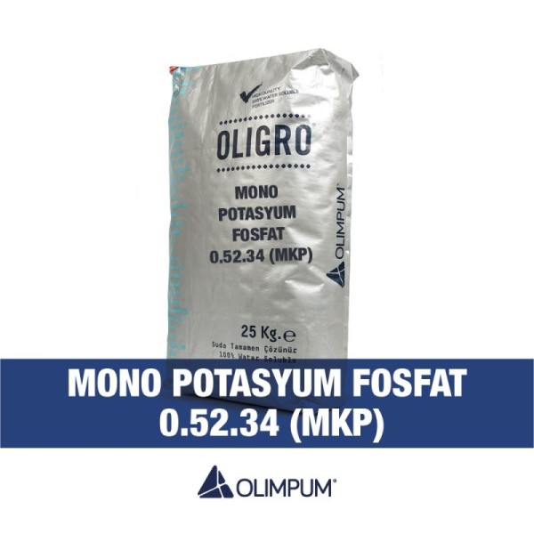 Oligro Olitar Mono Potasyum Fosfat 0-52-34 (MKP) 25Kg